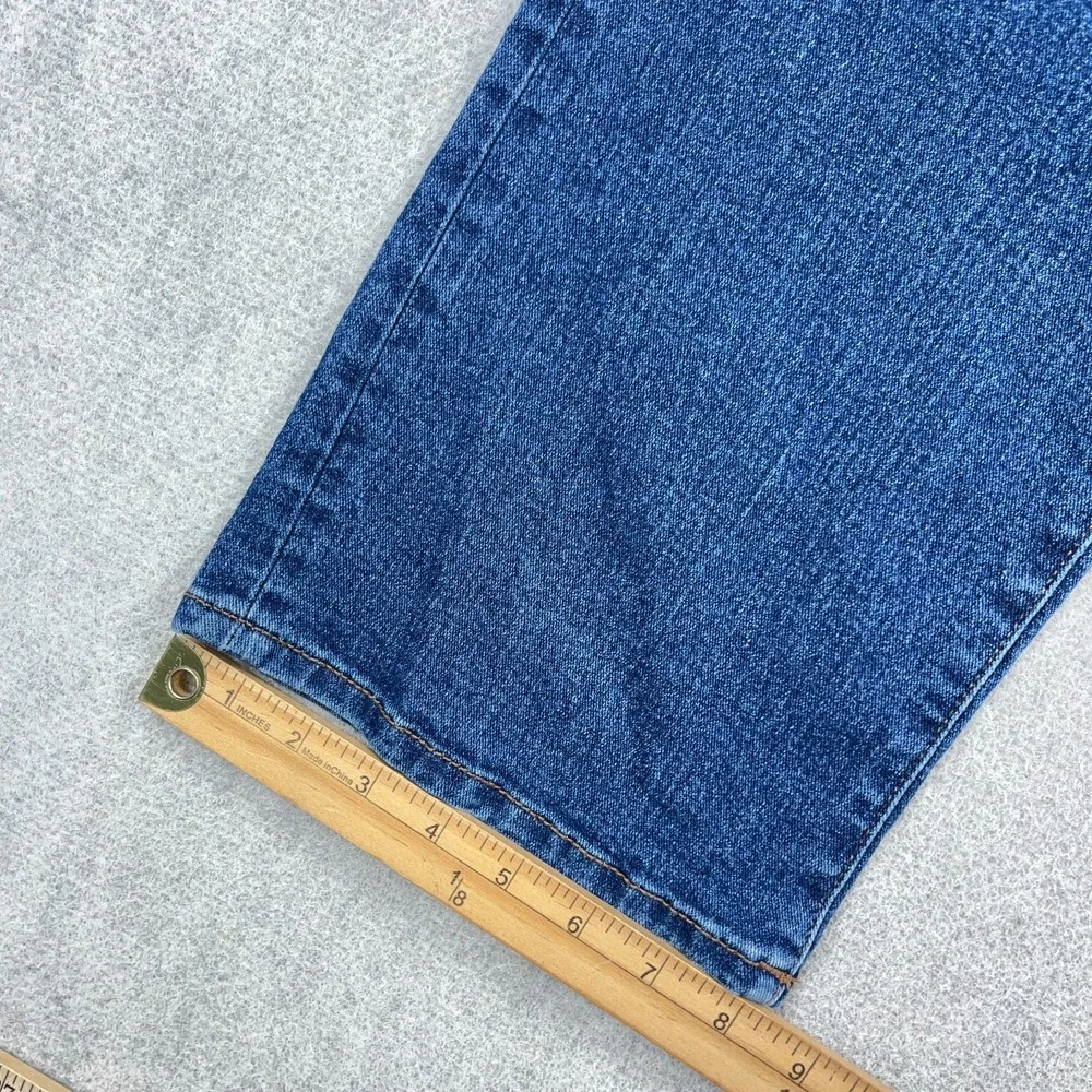 True Religion Ricky Jeans Mens 40x32 Flap Pocket Med Wash Faded Whiskered Y2K